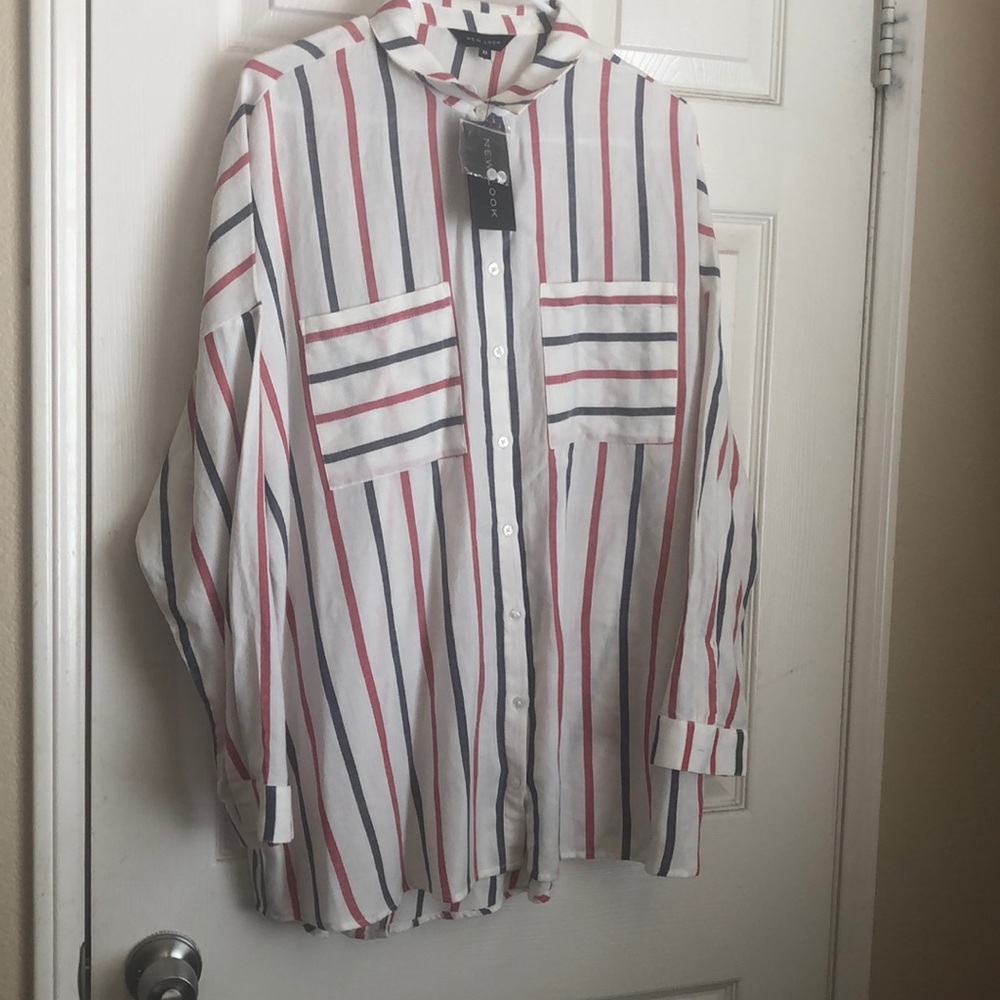 Plus size New Look button down top size 18